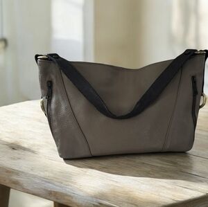 Sundance Italian Leather Pebbled Shoulder Bag